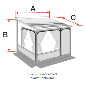 Fiamma RV Awning Privacy Room / Awnings Privacy Rooms for Campers - Image 7