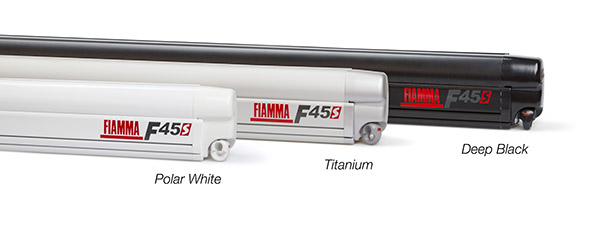 Fiamma F45s Van / RV / Motorhome Awning Deep Black, Polar White , Titanium 260 300 350 400 - Image 4