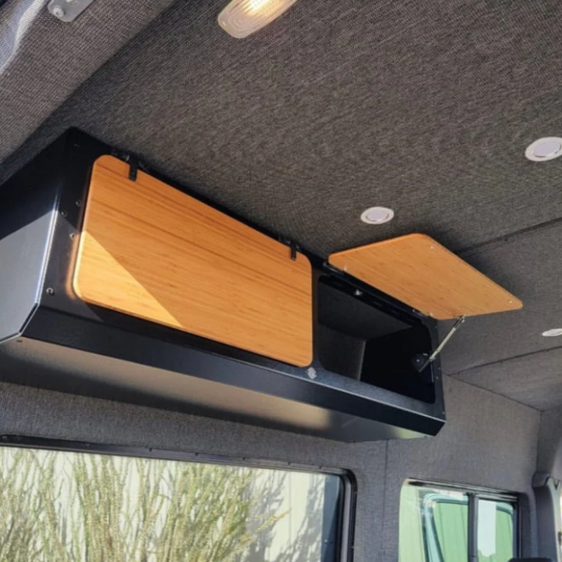 2013 Mercedes Sprinter Van Aluminum Overhead Upper Cabinet Grey Black Mercedes Sprinter Van Aluminum Overhead Upper Cabinet Grey Black
