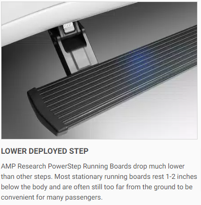 2022-2023 Ford Transit Van Amp Research Powerstep Electric Running Boards Driver & Passenger Side - Image 2