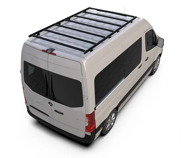 2007-2024 Mercedes Sprinter Van Front Runner Van Roof Rack Slimpro kit 144 inch Wheel base 2007-2024 Mercedes Sprinter Van Front Runner Van High Roof Rack Slimpro kit 144" Wheel base