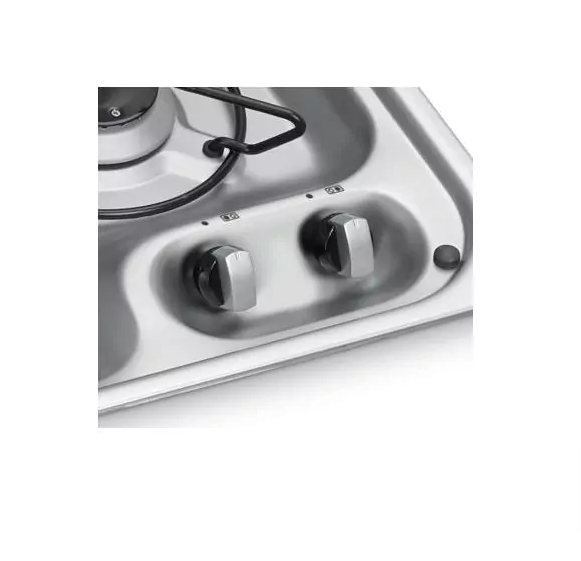 Conversion Van Dometic Drop-In Gas Cooktop Two-burner, Stainless Steel with glass lid - Image 3