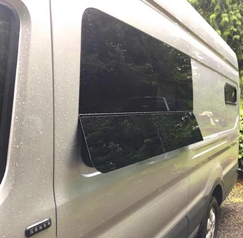 Installation Priced: Ford Transit CRLaurence T-Vent Awning Driver Side Forward Door Window FW293L - Image 2